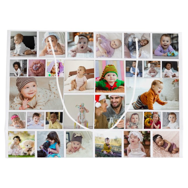 Utforma din egen 30-fotokollage Poster (Baksidan)