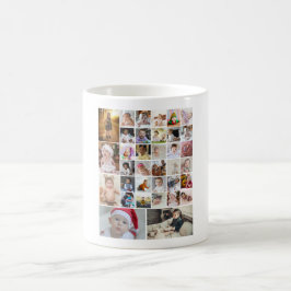 Utforma din egen 35 fotokollage kaffemugg