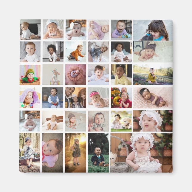 Utforma din egen 35 fotokollage magnet (Framsidan)