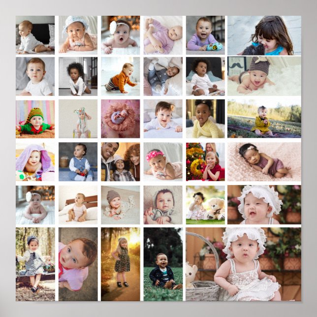 Utforma din egen 35 fotokollage poster (Framsidan)