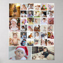 Utforma din egen 35-fotokollage Poster
