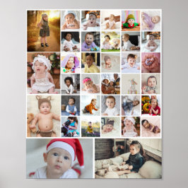 Utforma din egen 35-fotokollage Poster