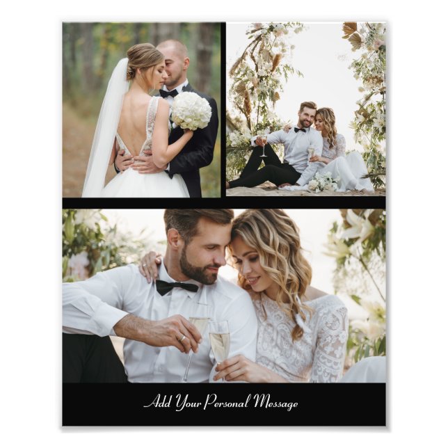 Utforma din egen 3-fotokollage fototryck (Framsidan)