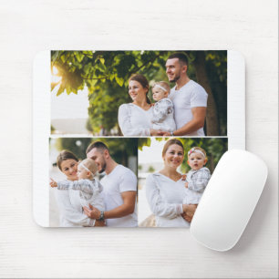Utforma din egen 3-fotokollage musmatta