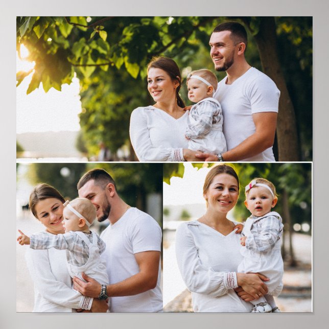 Utforma din egen 3-fotokollage poster (Framsidan)