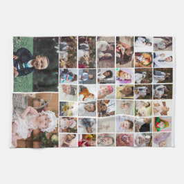 Utforma din egen 40-fotokollage kökshandduk