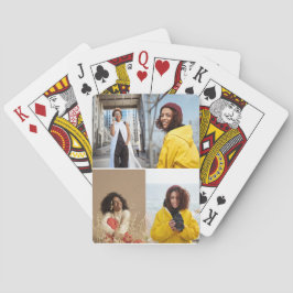 Utforma din egen 4-fotokollage casinokort
