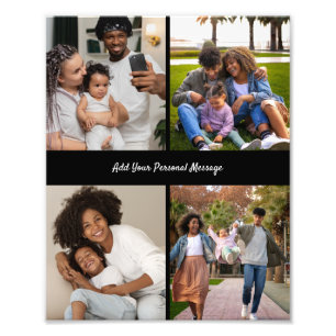 Utforma din egen 4-fotokollage fototryck