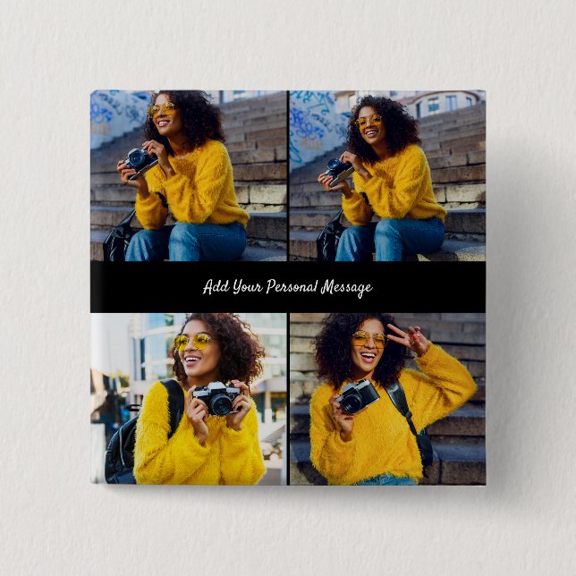 Utforma din egen 4-fotokollage knapp (Framsida)