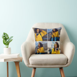 Utforma din egen 4-fotokollage kudde