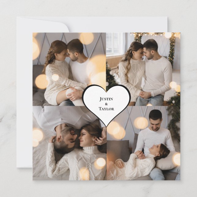 Utforma din egen 4-fotokollage meddelande (Framsida)