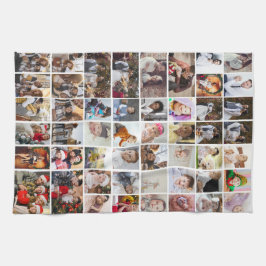 Utforma din egen 50-fotokollage kökshandduk