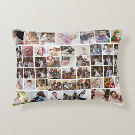 Utforma din egen 50-fotokollage prydnadskudde