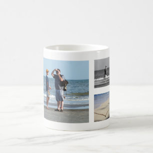 Utforma din egen 5-fotokollage Familjeflykt Kaffemugg