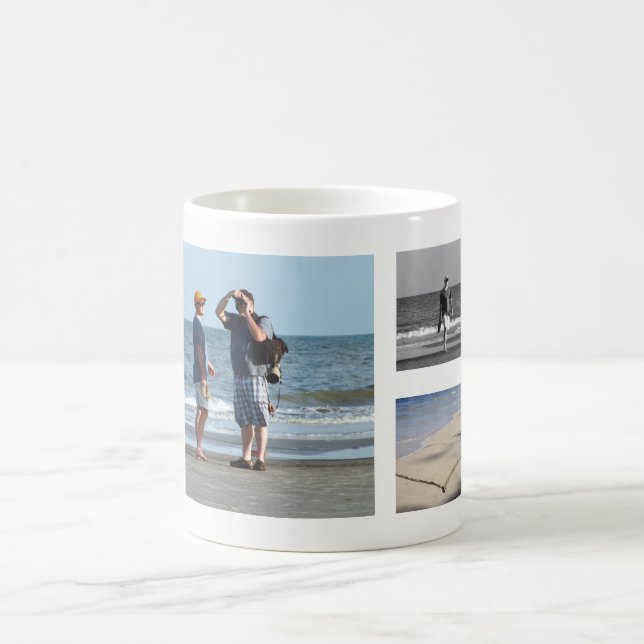 Utforma din egen 5-fotokollage | Familjeflykt Kaffemugg (Center)