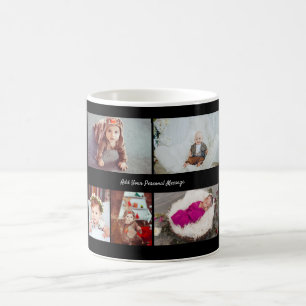 Utforma din egen 5-fotokollage kaffemugg