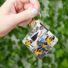 Utforma din egen 5-fotokollage nyckelring