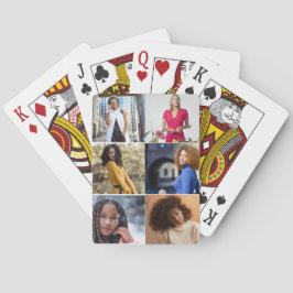 Utforma din egen 6-fotokollage casinokort