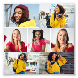 Utforma din egen 7-fotokollage fototryck