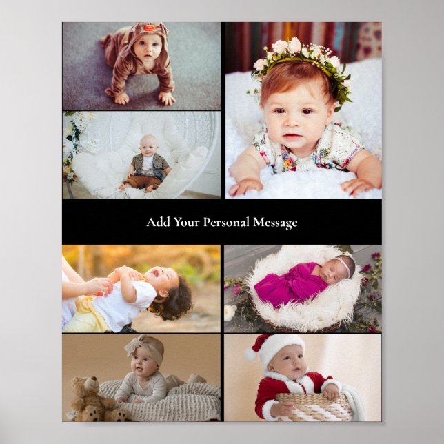 Utforma din egen 7-fotokollage poster (Framsidan)