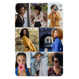 Utforma din egen 8-fotokollage magnet