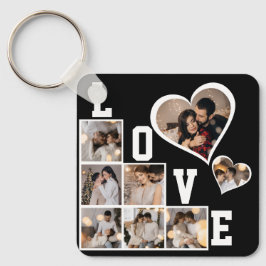 Utforma din egen 8-fotokollage nyckelring