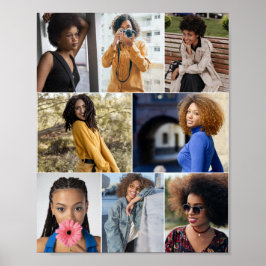 Utforma din egen 8-fotokollage poster