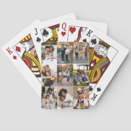 Utforma din egen 9-fotokollage casinokort