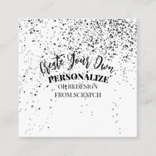 Utforma din egen Anpassningsbar Fyrkantigt Visitkort