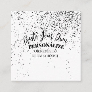 Utforma din egen Anpassningsbar Fyrkantigt Visitkort