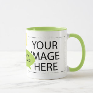 Utforma din egen Anpassningsbar Tal Bubbles Kaffe Mugg