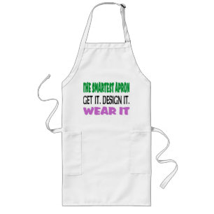 Utforma din egen BBQ Apron Långt Förkläde