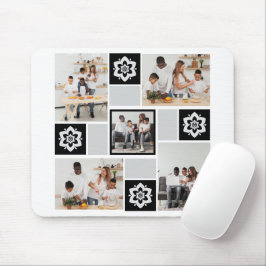Utforma din egen Blommigt 5 fotokollage Musmatta