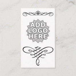 utforma din egen blomstrande visitkort