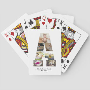 Utforma din egen Brev A-fotosamling Casinokort