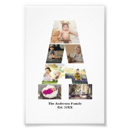 Utforma din egen Brev A-fotosamling Fototryck
