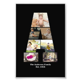 Utforma din egen Brev A-fotosamling Fototryck