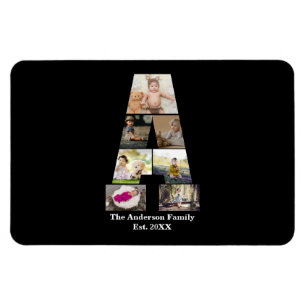 Utforma din egen Brev A-fotosamling Magnet