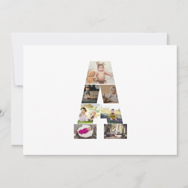 Utforma din egen Brev A-fotosamling Meddelande (Framsida)