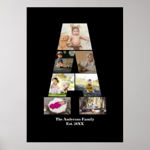 Utforma din egen Brev A-fotosamling Poster