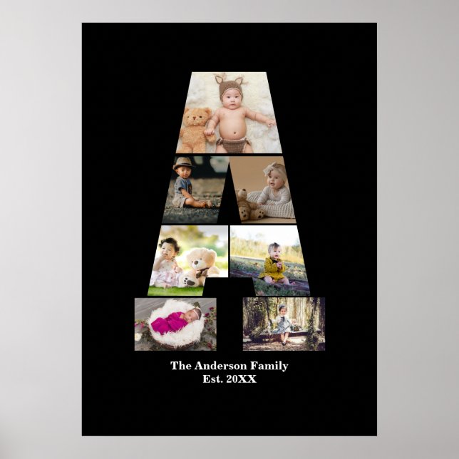 Utforma din egen Brev A-fotosamling Poster (Framsidan)