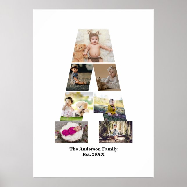 Utforma din egen Brev A-fotosamling Poster (Framsidan)