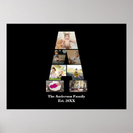 Utforma din egen Brev A-fotosamling Poster