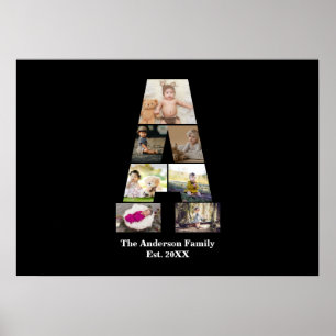 Utforma din egen Brev A-fotosamling Poster