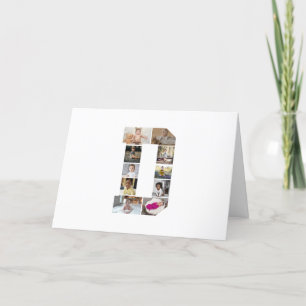 Utforma din egen Brev D-fotokollage Meddelande