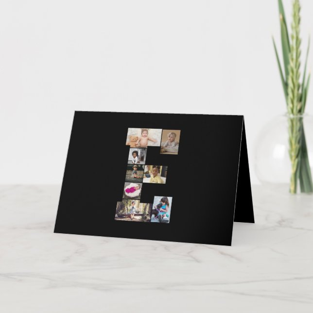 Utforma din egen Brev E-fotokollage Meddelande (Framsida)