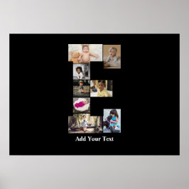 Utforma din egen Brev E-fotokollage Poster