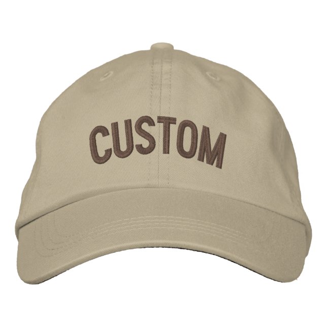Utforma din egen broderade hatt broderad keps (Framsida)