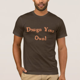 Utforma din egen bruna t-shirt