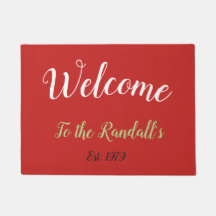 Utforma din egen dörrmatta